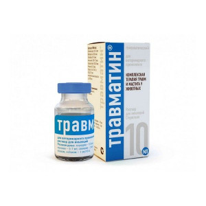 ТРАВМАТИН 10МЛ. Р-Р ФЛ. (ВЕТ.) ТРАВМАТИН 10МЛ. Р-Р ФЛ. (ВЕТ.)