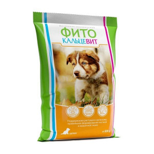 ФИТОКАЛЬЦЕВИТ Д/ЩЕНКОВ 500Г. ПОР. (ВЕТ.) ФИТОКАЛЬЦЕВИТ Д/ЩЕНКОВ 500Г. ПОР. (ВЕТ.)