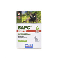 БАРС ФОРТЕ КАПЛИ Д/КОШЕК №3 (ВЕТ.)