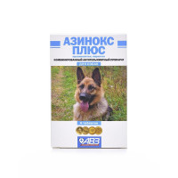 АЗИНОКС ПЛЮС Д/СОБАК №6 ТАБ. (ВЕТ.)