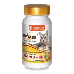 ЮНИТАБС МАМА+КИТТИ В9 Д/КОШЕК/КОТЯТ №120 (ВЕТ.) ЮНИТАБС МАМА+КИТТИ В9 Д/КОШЕК/КОТЯТ №120 (ВЕТ.)