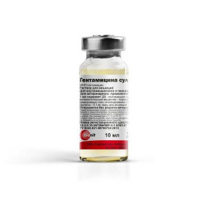 ГЕНТАМИЦИН 40МГ/МЛ. 10МЛ. №1 Р-Р Д/ИН. (ВЕТ.) ГЕНТАМИЦИН 40МГ/МЛ. 10МЛ. №1 Р-Р Д/ИН. (ВЕТ.)