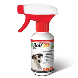 РОЛЬФ КЛУБ 3Д СПРЕЙ П/БЛОХ/КЛЕЩЕЙ Д/СОБАК 200МЛ. (ВЕТ.) [ROLF]