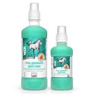 ЗООВИП ГЕЛЬ ОХЛАЖД. РАЗОГРЕВ. КАМФОРА+МЕНТОЛ 250МЛ. (ВЕТ.) [ZOOVIP]