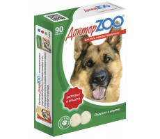 ДОКТОР ЗОО ВИТАМИНЫ Д/СОБАК ЗДОРОВЬЕ И КРАСОТА +L-КАРНИТИН №90 ТАБ. (ВЕТ.)