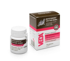 ВЕДА ФИТОЭЛИТА ЧИСТАЯ КОЖА Д/КОШЕК СОБАК №50 ТАБ. (ВЕТ.) [VEDA]
