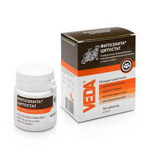 ВЕДА ФИТОЭЛИТА ЦИТОСТАТ Д/КОШЕК СОБАК №50 ТАБ. (ВЕТ.) [VEDA]