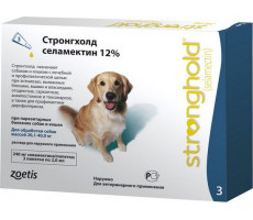 СТРОНГХОЛД 240МГ. СЕЛАМЕКТИН 12% Д/СОБАК/КОШЕК 20,1-40КГ. №3 (ВЕТ.)