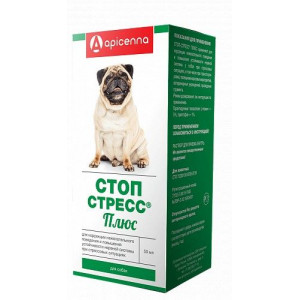 АПИЦЕННА СТОП-СТРЕСС ПЛЮС Д/СОБАК 50МЛ. КАПЛИ (ВЕТ.) [APISENNA]