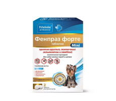 ПЧЕЛОДАР ПРОФ. ФЕНПРАЗ ФОРТЕ Д/МЕЛКИХ ПОРОД СОБАК И ЩЕНКОВ №2 ТАБ. (ВЕТ.)