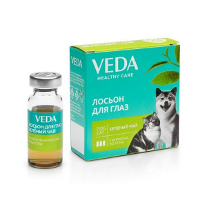 ВЕДА ЛОСЬОН Д/ГЛАЗ ЗЕЛ. ЧАЙ 10МЛ. №3 (ВЕТ.) [VEDA]
