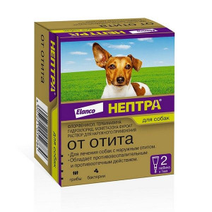 НЕПТРА Р-Р Д/ЛЕЧЕНИЯ ОТИТОВ 1МЛ. №2 (ВЕТ.) НЕПТРА Р-Р Д/ЛЕЧЕНИЯ ОТИТОВ 1МЛ. №2 (ВЕТ.)
