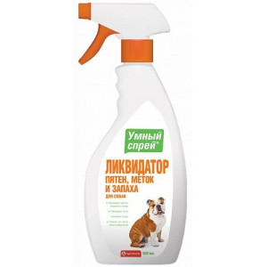 АПИЦЕННА УМНЫЙ СПРЕЙ-ЛИКВИДАТОР ПЯТЕН,МЕТОК И ЗАПАХА Д/СОБАК 500МЛ. (ВЕТ.) [APICENNA]