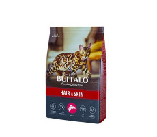 МР.БАФФАЛО ADULT HAIR&SKIN КОРМ СУХ. Д/КОШЕК ЛОСОСЬ 400Г. (ВЕТ.) [MR.BUFFALO]