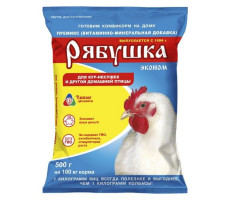 ПРЕМИКС РЯБУШКА ЭКОНОМ Д/С/Х ПТИЦ 500Г. (ВЕТ.)