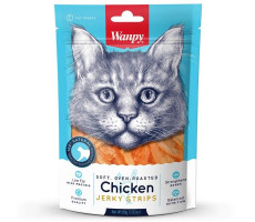 ВЕНПИ КЭТ ЛАКОМСТВО Д/КОШЕК МЯГКАЯ ВЯЛЕНАЯ СОЛОМКА КУРИЦА 80Г. (ВЕТ.) [WANPY CAT]