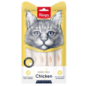 ВЕНПИ КЭТ ЛАКОМСТВО Д/КОШЕК НЕЖНОЕ ПЮРЕ КУРИЦА 70Г. (ВЕТ.) [WANPY CAT]