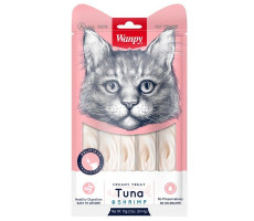 ВЕНПИ КЭТ ЛАКОМСТВО Д/КОШЕК НЕЖНОЕ ПЮРЕ ТУНЕЦ+КРЕВЕТКИ 70Г. (ВЕТ.) [WANPY CAT]