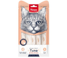 ВЕНПИ КЭТ ЛАКОМСТВО Д/КОШЕК НЕЖНОЕ ПЮРЕ ТУНЕЦ+ЛОСОСЬ 70Г. (ВЕТ.) [WANPY CAT]