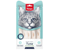 ВЕНПИ КЭТ ЛАКОМСТВО Д/КОШЕК НЕЖНОЕ ПЮРЕ ТУНЕЦ+ТРЕСКА 70Г. (ВЕТ.) [WANPY CAT]