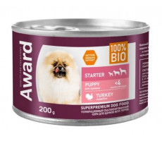АВАРД ВЛАЖН.КОРМ Д/ЩЕНКОВ/БЕРЕМ.КОРМЯЩ.СУК ПАШТЕТ ИНДЕЙКА 200Г. (ВЕТ.) [AWARD]
