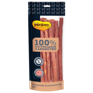 МНЯМС ЛАКОМСТВО Д/СОБАК КОЛБАСКИ КЛАССИЧ. 80Г. (ВЕТ.) МНЯМС ЛАКОМСТВО Д/СОБАК КОЛБАСКИ КЛАССИЧ. 80Г. (ВЕТ.)