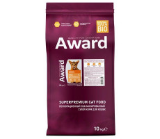 АВАРД КОРМ СУХ. Д/ВЗР.КОШЕК Д/ПРОФИЛ.МОЧЕКАМ.БОЛЕЗНИ URINARY КУРИЦА+КЛЮКВА+ЦИКОРИЙ+РЫБ.ЖИР 10КГ. (ВЕТ.) [AWARD]