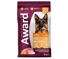 АВАРД КОРМ СУХ. Д/ВЗР.СОБАК КРУП.ПОРОД КУРИЦА+ИНДЕЙКА+ТЫКВА+ШИПОВНИК 2КГ. (ВЕТ.) [AWARD]